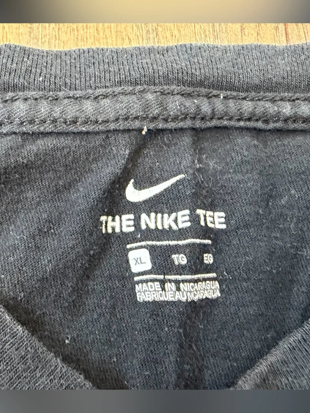 Nike Youth Short Sleeve T-Shirt, Black, Size XL, “Have A Nike Day”